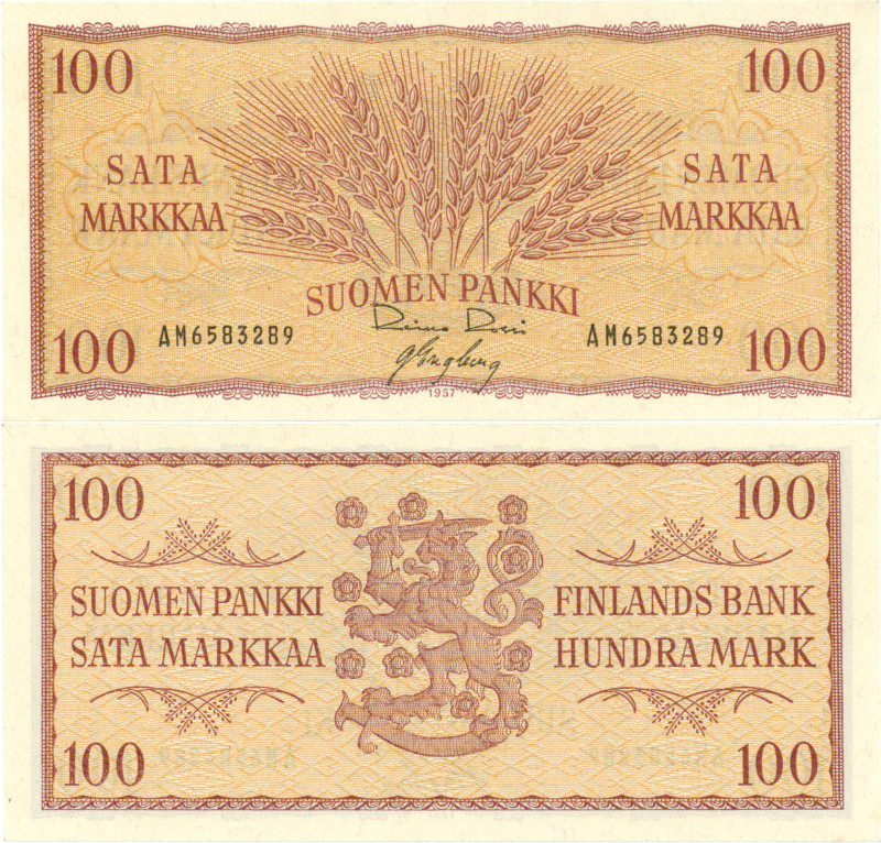 100 Markkaa 1957 AM6583289